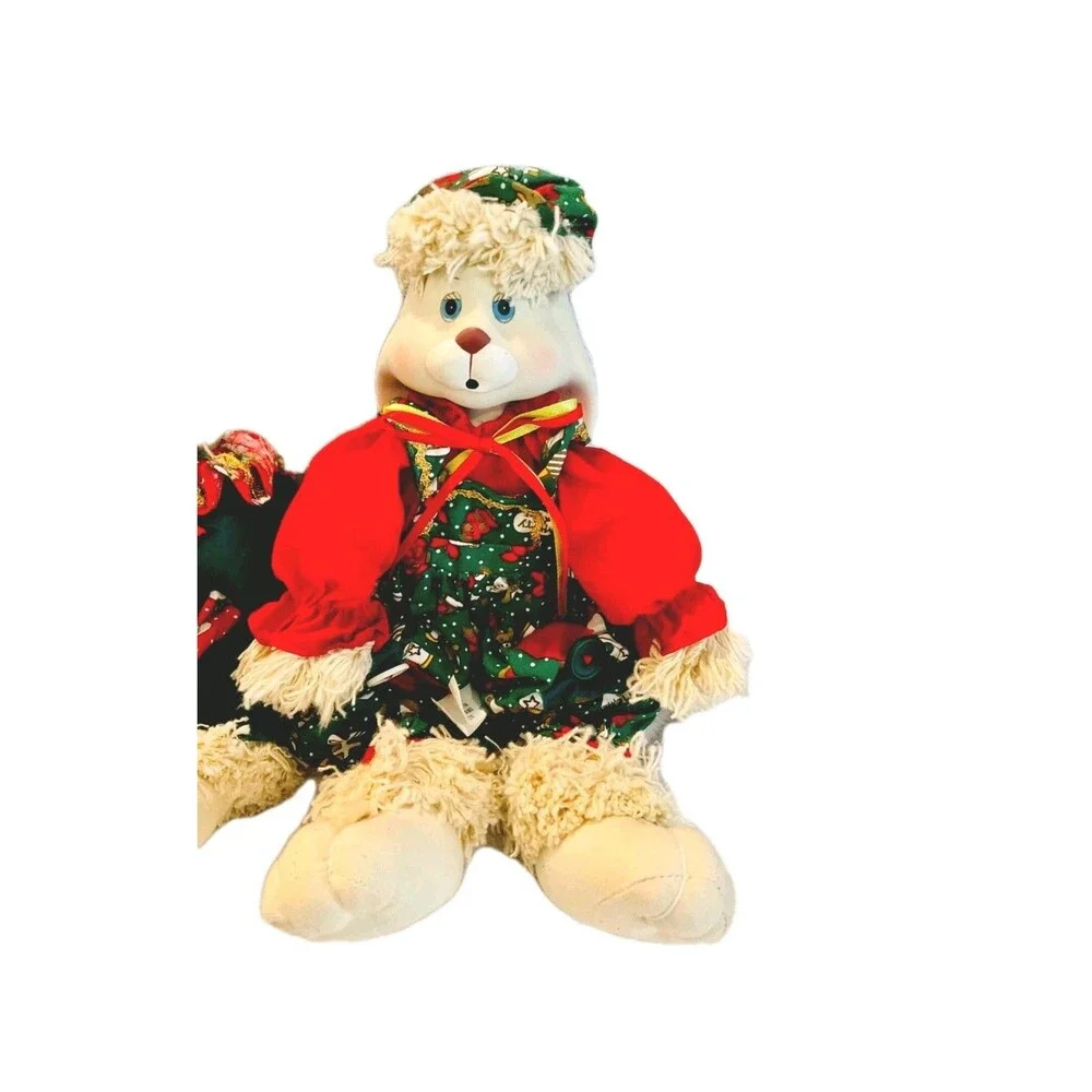 House of Lloyd Hip and Hop Christmas Bunnies Rabbits Plush Figurines